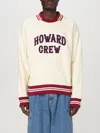 Wales Bonner Embroidered Cotton Polo Sweatshirt In Bunt