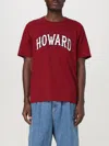 Wales Bonner Bordeaux Cotton Howard T-shirt In Brown