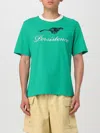 WALES BONNER T恤 WALES BONNER 男士 颜色 绿色,F58148012
