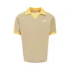 Wales Bonner Collar Contrast Polo Shirt With Elastic Waistband In Multi