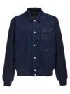 Wales Bonner Echo Indigo Blue Denim Jacket In Blue