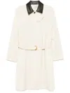 Wales Bonner The Noon Car Coat In White
