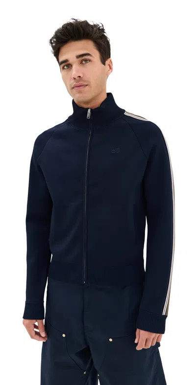 WALES BONNER TIDE TRACK TOP NAVY
