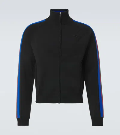 Wales Bonner Tide Track Cardigan In Black
