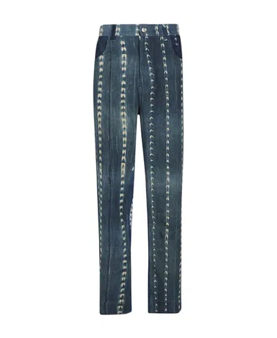 WALES BONNER TIE-DYED JEANS