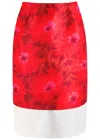 Wales Bonner Floral Print Viscose Twill Antille Skirt In Multicoloured 1