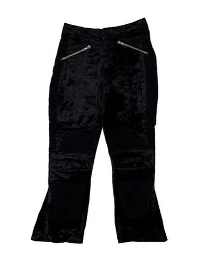 Pre-owned Wales Bonner Velvet Straight Leg Pants In Blue