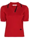 Wales Bonner Verse Polo Top In 红色