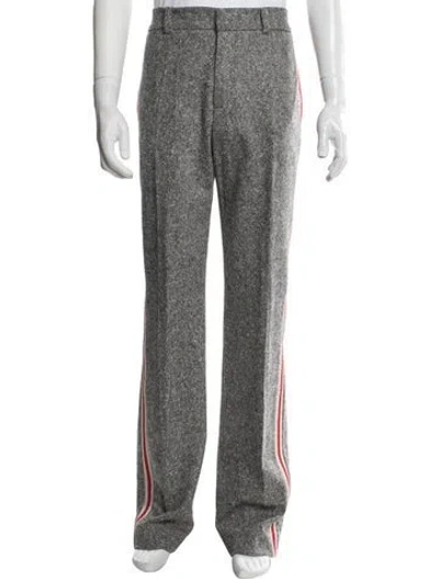 Pre-owned Wales Bonner Virgin Wool Pants In Grey