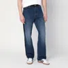 Wales Bonner Washed-out Indigo Blue Jeans Men In Blue