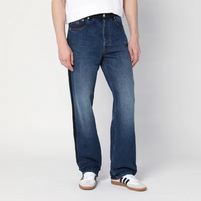Wales Bonner Washed-out Indigo Blue Jeans Men