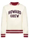 Wales Bonner Embroidered Cotton Polo Sweatshirt In White