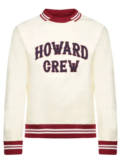 WALES BONNER WALES BONNER WHITE COTTON SWEATER