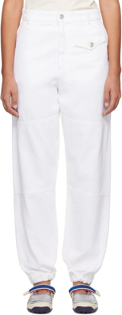 Wales Bonner Flight Trousers In White