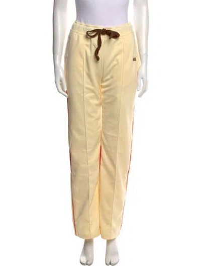 Pre-owned Wales Bonner Wide Leg Pants W/ Tags In Yellow