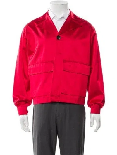 Pre-owned Wales Bonner Windbreaker In Red