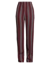 Wales Bonner Woman Pants Burgundy Size 6 Viscose, Cupro In Red
