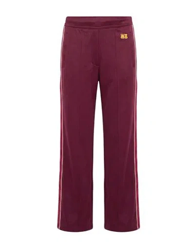 Wales Bonner Woman Pants Garnet Size Xs Polyester, Cotton In Red