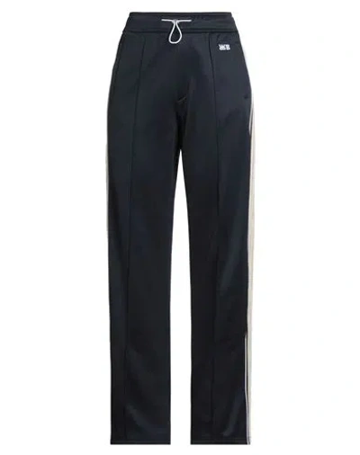 Wales Bonner Woman Pants Navy Size S Recycled Polyester, Polyester In Blue
