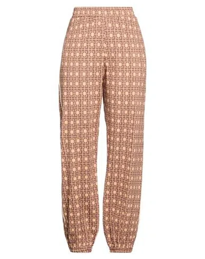 Wales Bonner Woman Pants Sand Size Xl Cotton In Brown