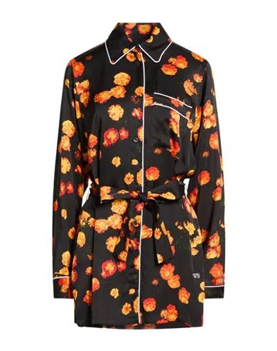 Wales Bonner Woman Shirt Black Size 8 Viscose