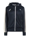 Wales Bonner Woman Sweatshirt Midnight Blue Size M Recycled Polyester, Polyester, Elastane In Blue