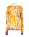 Wales Bonner Abstract-print Long-sleeve T-shirt In Mandarin