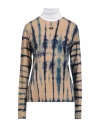 Wales Bonner Woman T-shirt Navy Size M Cotton, Elastane In Navy
