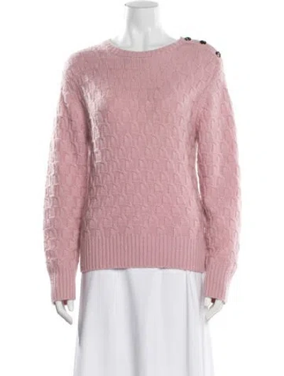 Pre-owned Wales Bonner Wool Crew Neck Sweater In Pink