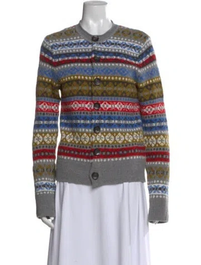 Pre-owned Wales Bonner Wool Patterned Sweater In Multi