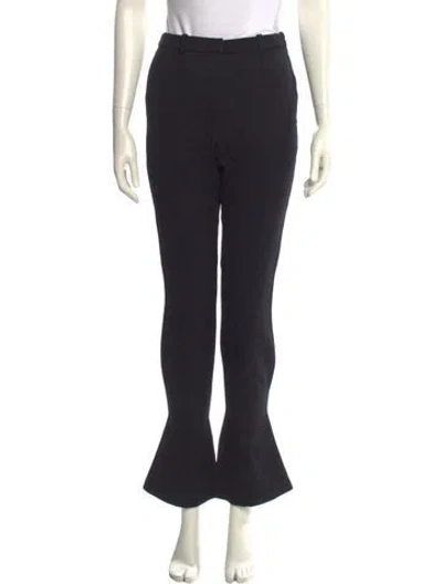 Pre-owned Wales Bonner Wool Wide Leg Pants W/ Tags In Black