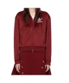 Wales Bonner Burgundy Adidas Originals Edition Jersey Track Jacket In Red