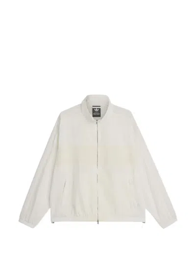Wales Bonner X Adidas Ripstop Zip-up Jacket In White