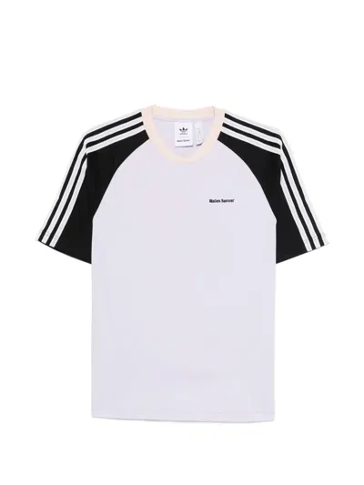 Wales Bonner X Adidas Stripe Detail T-shirt In White