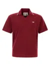 Wales Bonner X Adidas Tiziano Red Terry Fabric  Polo Shirt