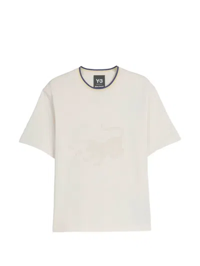 Wales Bonner X Y-3 Graphic-print Cotton T-shirt In White