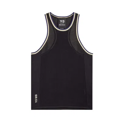Pre-owned Wales Bonner X Y-3 Knit Tank Top 'black' | Men's Size M
