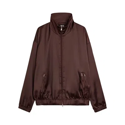 Pre-owned Wales Bonner X Y-3 Satin Jacket 'auco' | Brown | Men's Size M