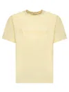 Wales Bonner Embroidered Logo Crewneck T-shirt In Yellow