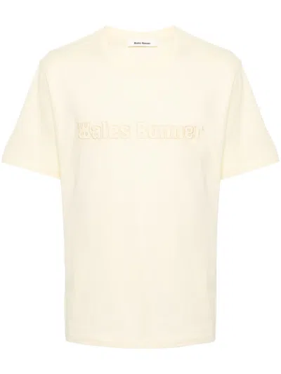 WALES BONNER LOGO-APPLIQUÉ T-SHIRT - MEN'S - ORGANIC COTTON