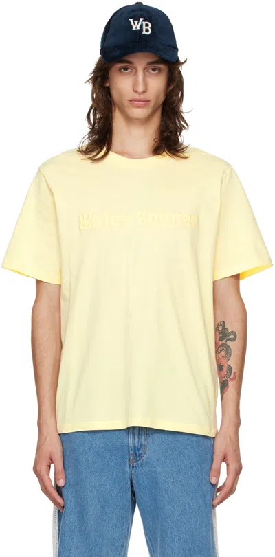 WALES BONNER YELLOW ORIGINAL T-SHIRT