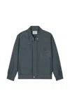 Walk In Paris Denim Jacket In Blue
