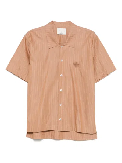 Walk In Paris Shortsleeved Shirt In Brown