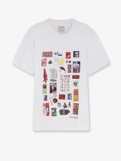 Walk In Paris The Japan Collection Cotton T-shirt In White