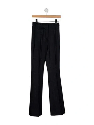 Pre-owned Walk Of Shame Mid-rise Wide Leg Jeans In Blue