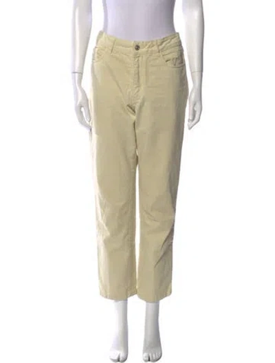 Pre-owned Walk Of Shame Straight Leg Pants In Neutral