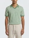 Walker & Hunt Milton Striped Polo Shirt In Multi
