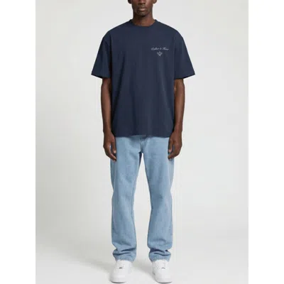 Walker & Hunt Saint-tropez Tennis Club Oversized Tee In Blue