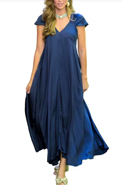 Walker & Wade Aaliyah Maxi Dress In Sapphire In Blue