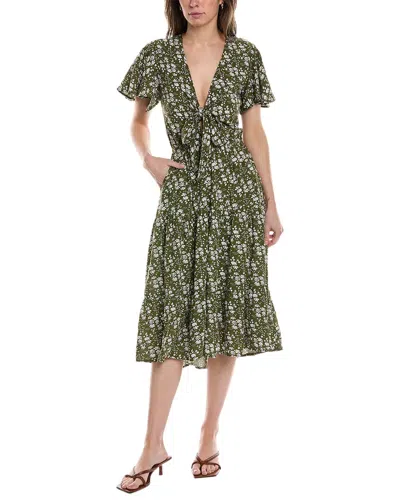 Walker & Wade Amelia Midi Dress In Green